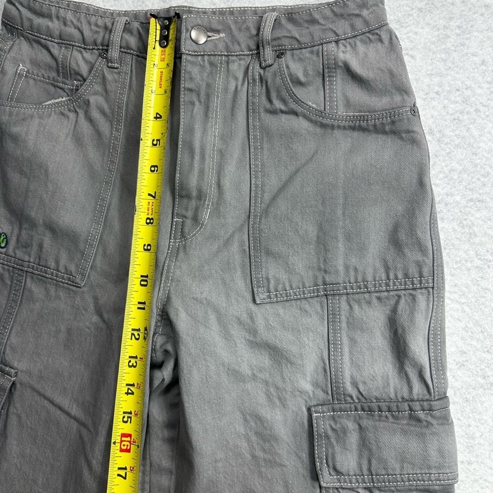 Empyre Tori Porkchop Pocket Grey Cargo Skate Jeans Size 10 - Picture 10 of 11